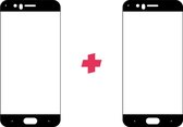 DuoPack: OnePlus 5 screenprotector gehard glas Edge to Edge