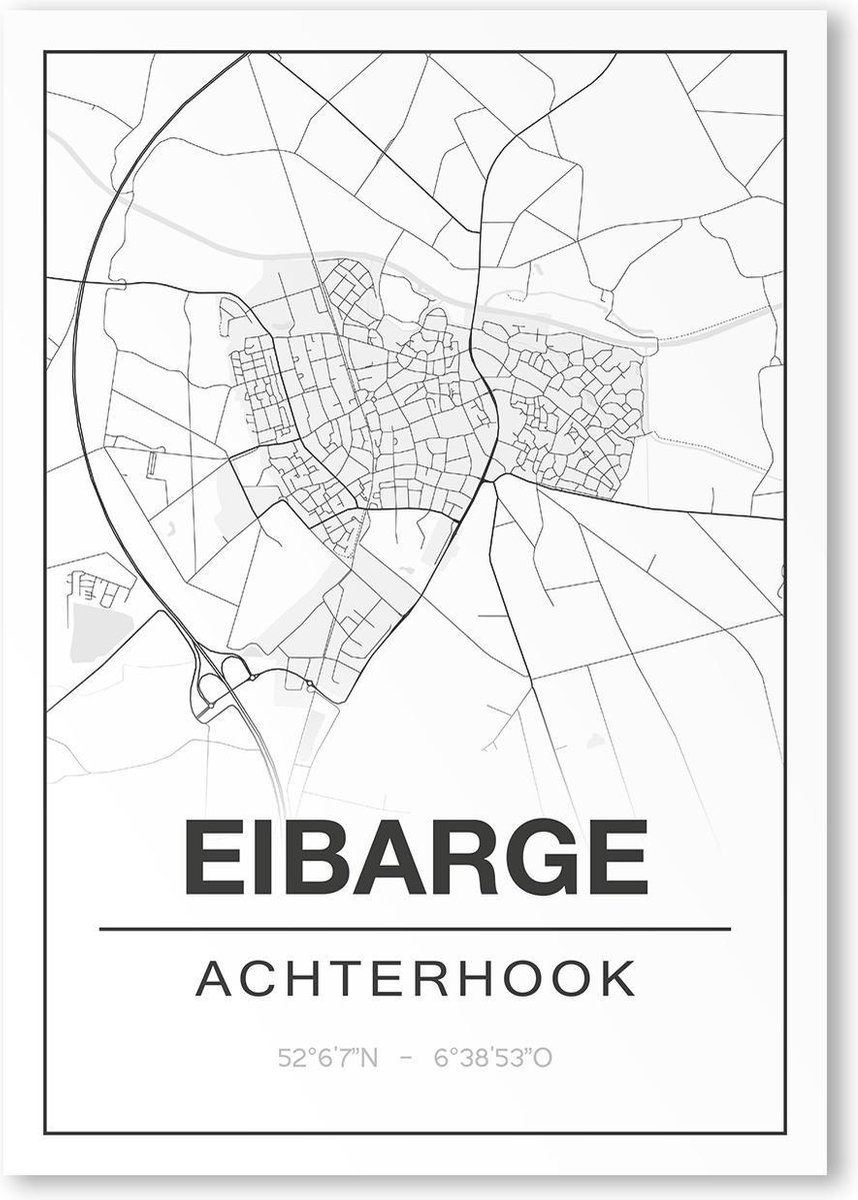 Poster/plattegrond EIBARGE - A4