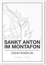 Poster/plattegrond SANKT-ANTON - A4