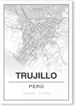 Poster/plattegrond TRUJILLO - A4