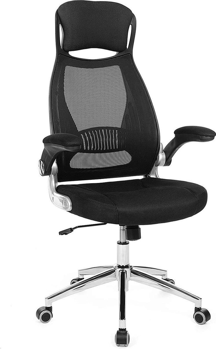 Nancy's Bureaustoel Zwart - Bureaustoelen - Bureaustoelen Voor Volwassenen