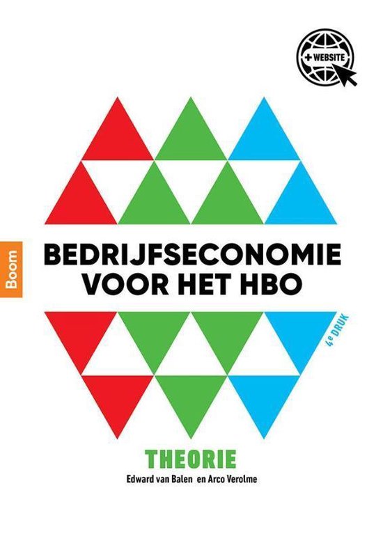 Samenvatting Bedrijfseconomie voor het hbo, ISBN: 9789024408597  Financieel Management 1 (SM&O)