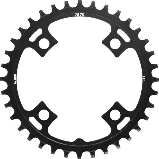 Plateau De Chaîne Sunrace 34 Dents - Noir - Compatible 10, 11 Et 12 Vitesses - Pour VTT, Vélo Route