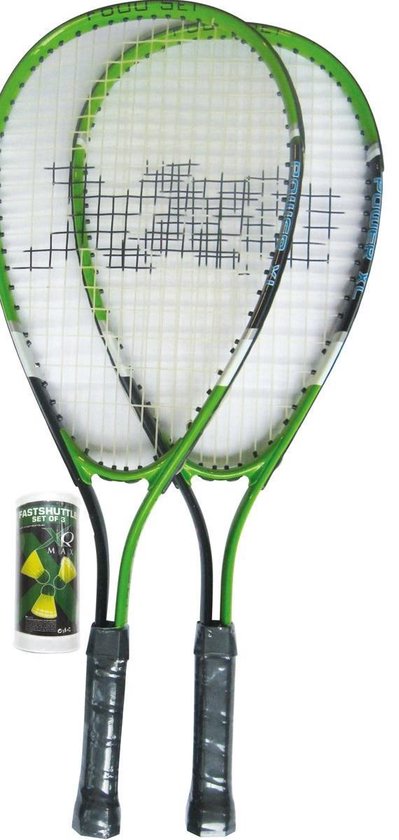 XQ Max F600 - Speed Badminton Set -2 rackets - Groen