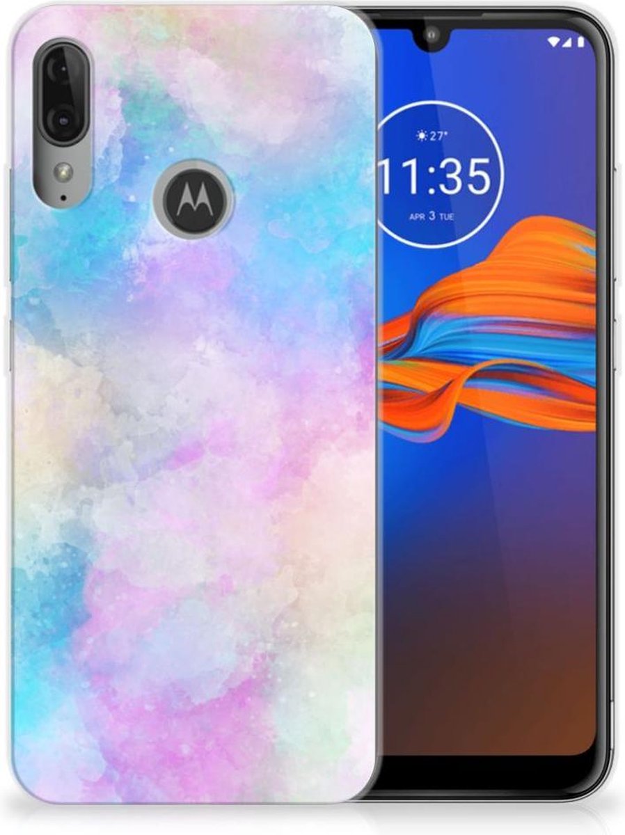 Hoesje maken Motorola Moto E6 Plus Watercolor Light