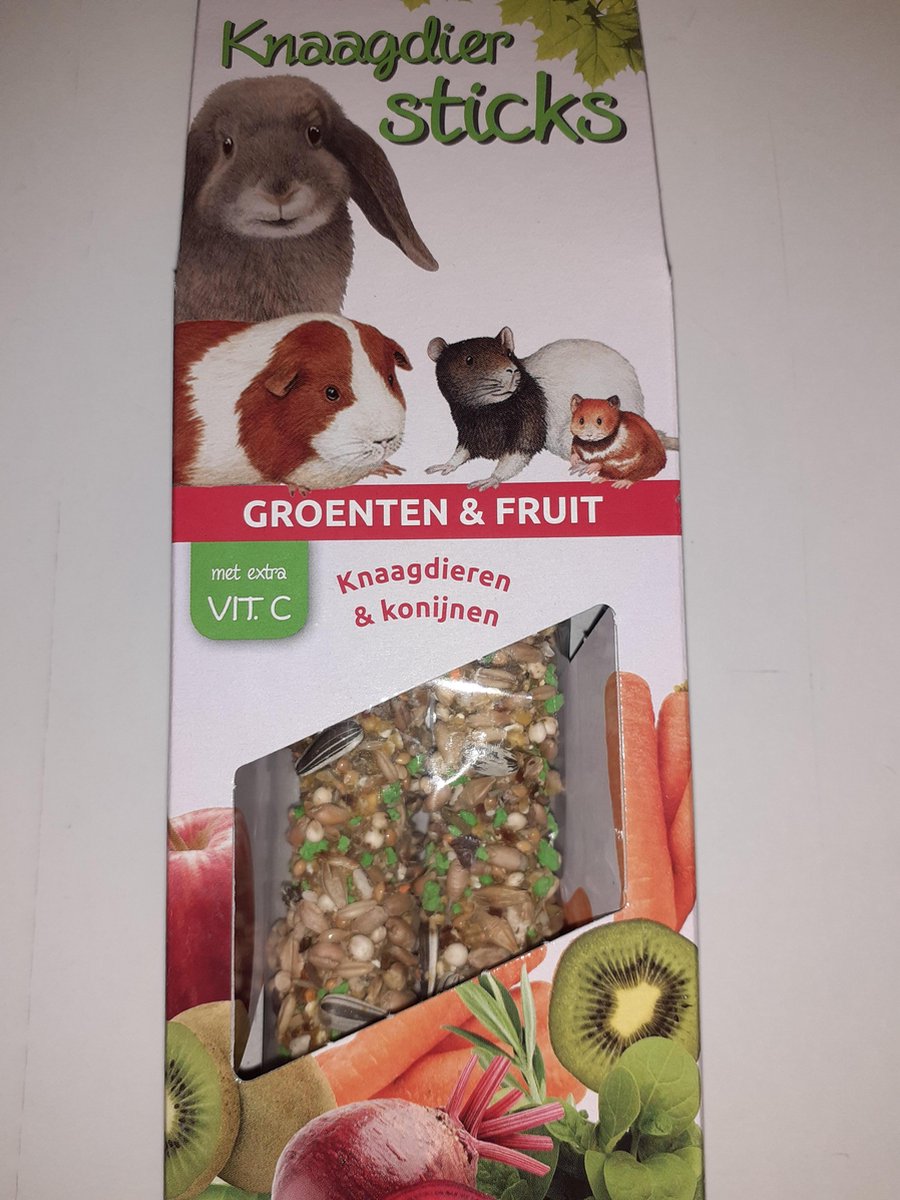 ESVE Knaagdier sticks Groenten & Fruit ( 2 x 45 gram)