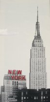 New York, gespannen canvaslijst 20x40cm