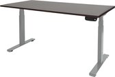 Zit Sta Bureau - T-poot Elek 120x80 logan -alu frame