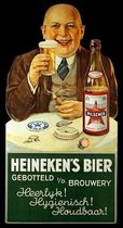 Metalen bord Heineken Bottled Vintage 20x30cm