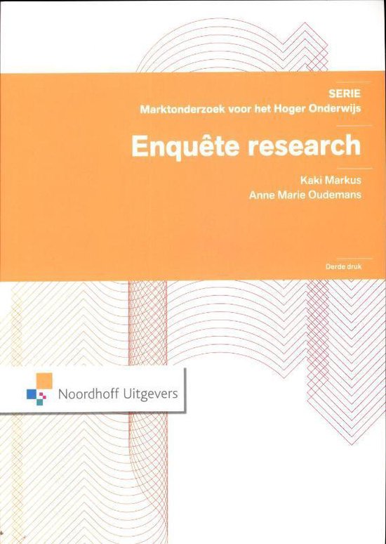 Serie marktonderzoek voor het hoger onderwijs - Enquete research - K.A.R. Markus | Tiliboo-afrobeat.com
