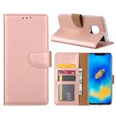 Fonu Boekmodel hoesje Huawei Mate 20 Pro Rosegoud