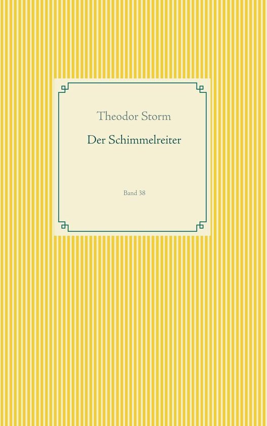 Taschenbuch-Literatur-Klassiker 38 - Der Schimmelreiter - cover