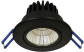The Solution LED Inbouwspot Kantelbaar 9W 840 765lm Zwart