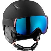 Salomon Mirage Vizierhelm - Maximaal Gemak - Comfort-  Zwart/Rosé Goud/Solar - Small