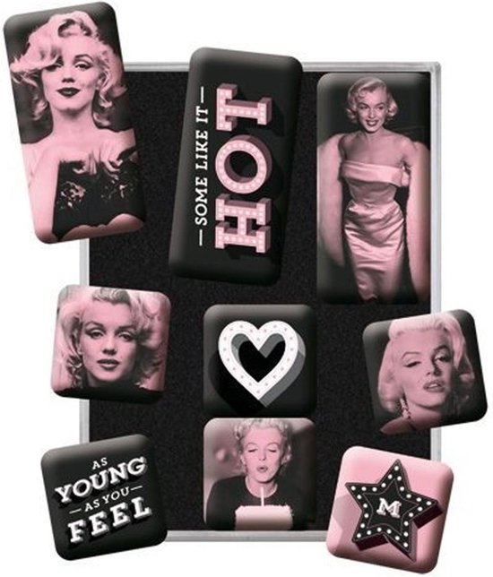 Ensemble d'aimants chauds Marilyn Monroe