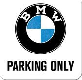 BMW Parking Only Metalen Onderzetters Set