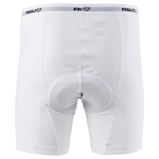 AGU Underwear Fietsonderbroek met Zeem Essential Heren - Wit - M | bol.com