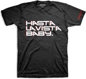 StudioCanal Heren Tshirt -S- Hasta La Vista Baby Zwart