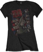 Billy Idol Dames Tshirt -M- Dancing With Myself Zwart