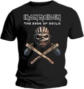 Iron Maiden - Axe Colour Heren T-shirt - 2XL - Zwart