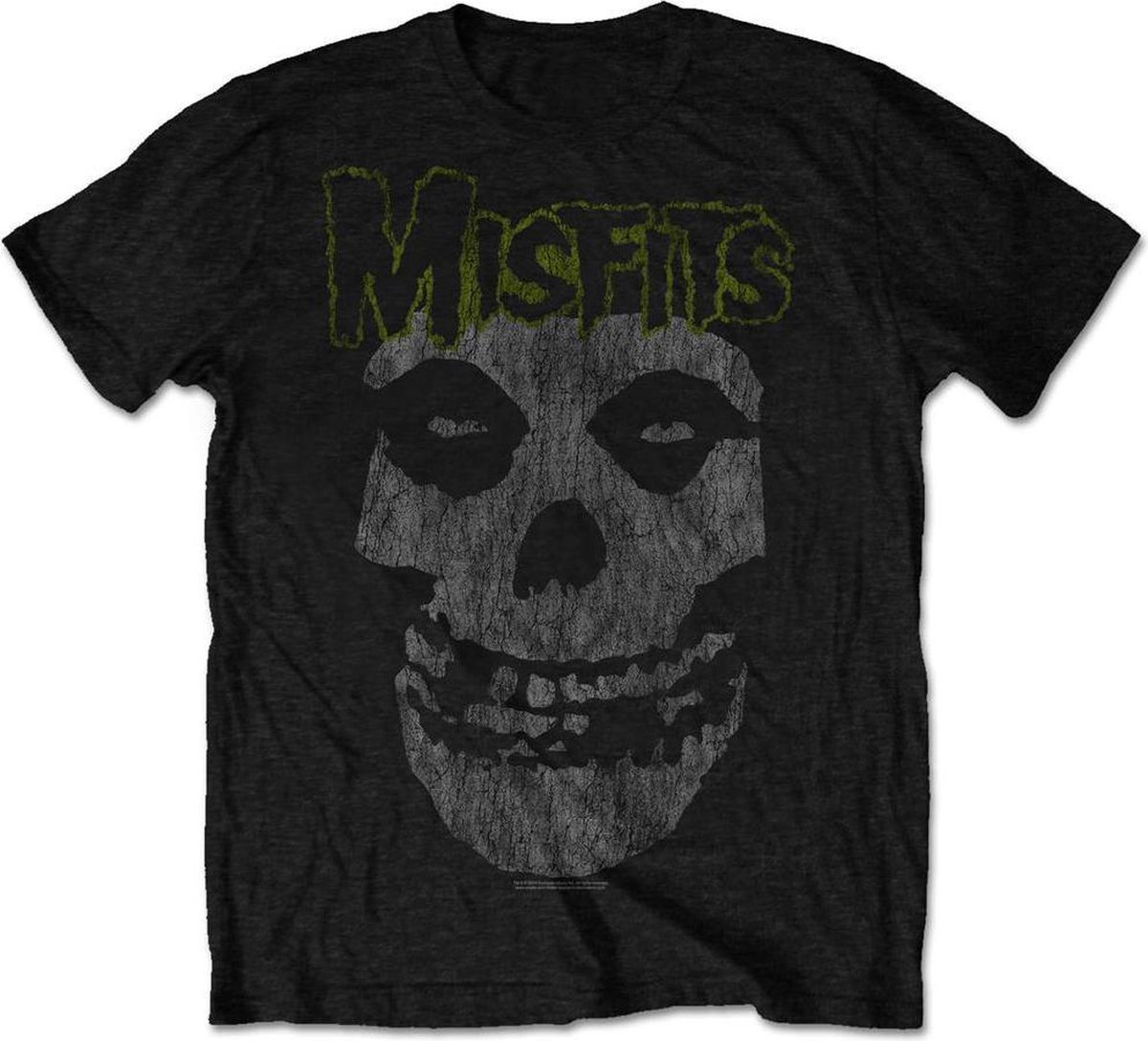 Misfits - Classic Vintage Heren T-shirt - M - Zwart