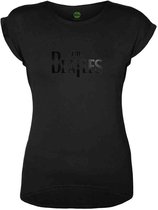 The Beatles Dames Tshirt -L- Drop T Logo Zwart