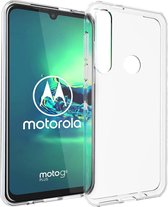 Motorola Moto G8 Plus Hoesje Siliconen - Accezz Clear Backcover - Transparant