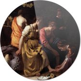 Diana en haar nimfen | Johannes Vermeer | Rond Plexiglas | Wanddecoratie | 40CM x 40CM | Schilderij | Oude meesters | Foto op plexiglas
