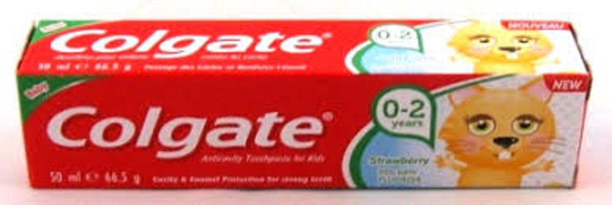 Colgate tandpasta junior aardbei 50 ml