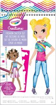Crayola Creations - Schetsboek Fashion - 40 modellen, 5 sjablonen sheets - 70 stickers inbegrepen