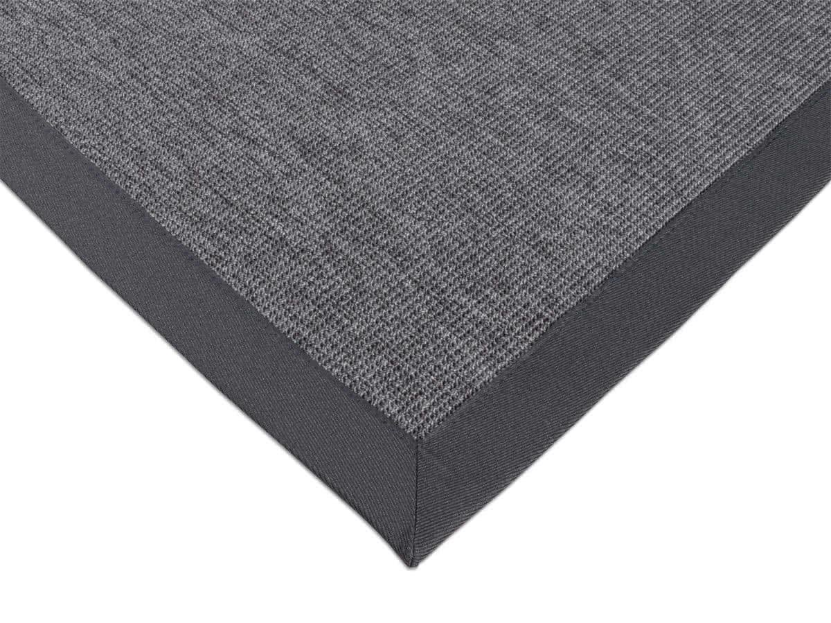 Sisal look vloerkleed tbv in/outdoor gebruik in Naturino Rips steengrijs 200x290cm - made in Germany