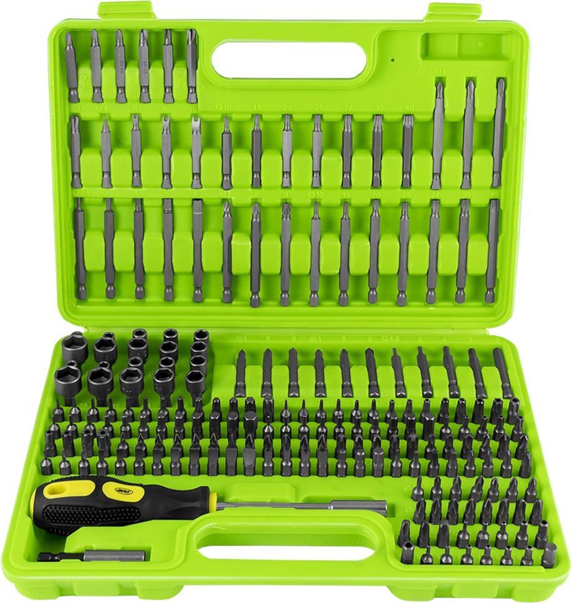 JBM Tools | 208-Delige Bit / Doppenset | 1/4