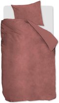 At Home by BeddingHouse Tender dekbedovertrek - Eenpersoons - 140x200/220 - Donker roze