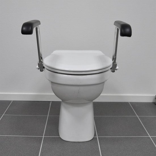 Toiletbeugel RVS Opklapbaar - Toiletsteun Armsteunen |