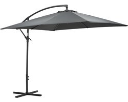 Garden Impressions Corfu parasol 250x250 - donker grijs