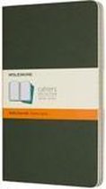Moleskine Cahier Journals - Large - Gelinieerd - Groen - set van 3
