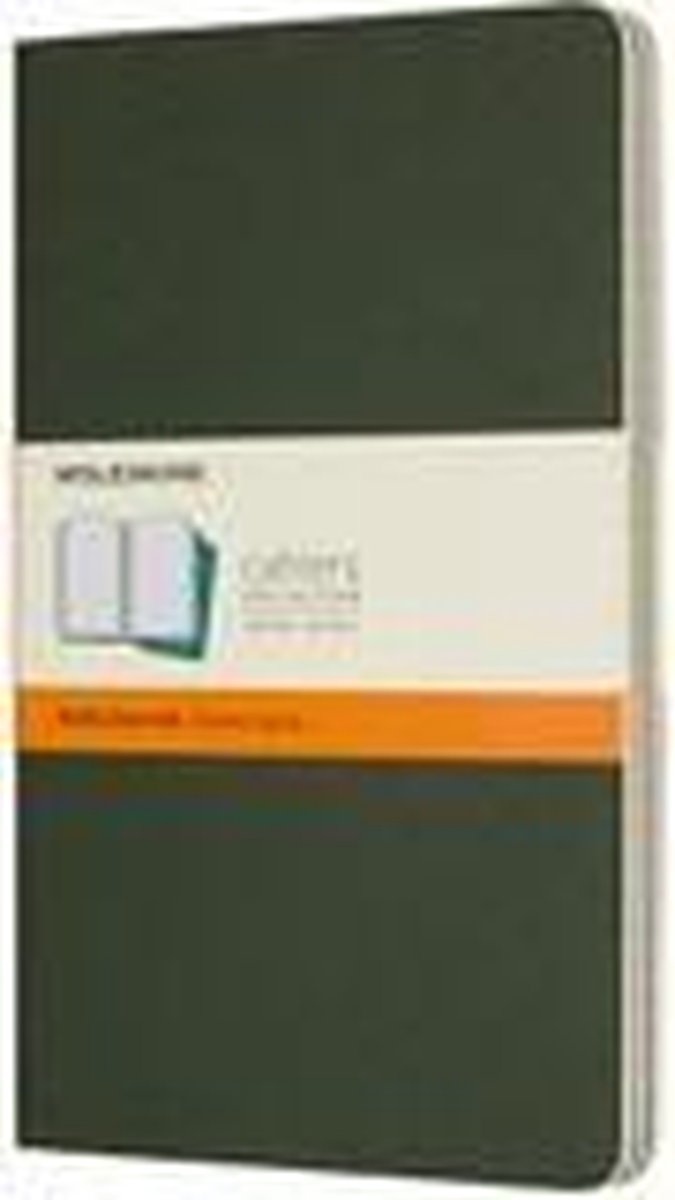 Moleskine Cahier Journals - Large - Gelinieerd - Groen - set van 3