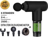 Massage Gun - 4 opzet stukken - Spierherstel & spierontspanning - Stil & lange batterijduur - Massagegun