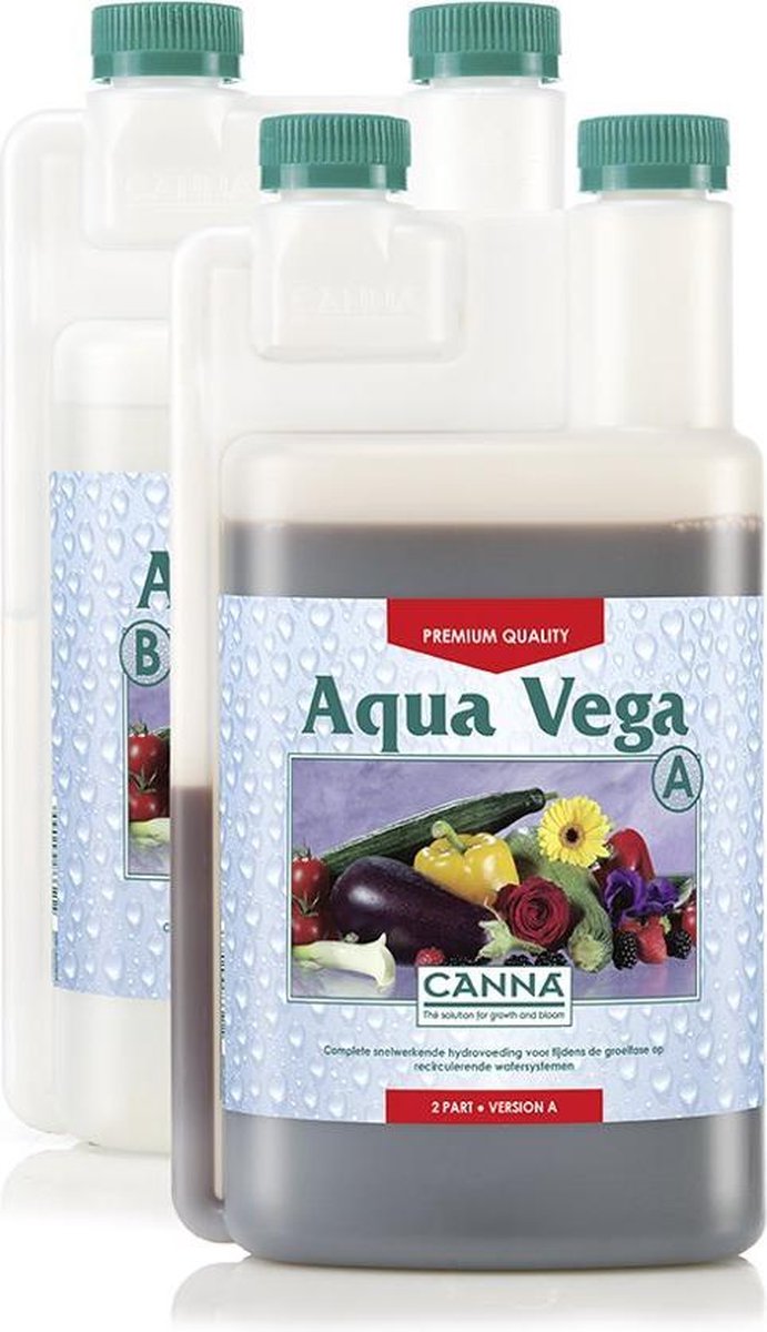 Canna Aqua Vega A+B 1L Plantvoeding