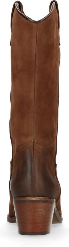 Sacha Dames Bruine leren western laarzen Maat 40 Sacha Dames Bruine leren western laarzen Maat 40