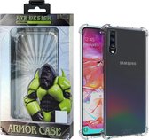 ATB Design Anti Shock Case TPU+PC Samsung A70 - Transparant
