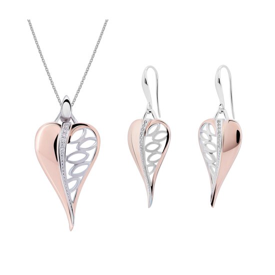 Orphelia Gioiello In Argento 925 Con Zircone Cubico Rosa A Forma Di Palla, Elegante E Senza Tempo
