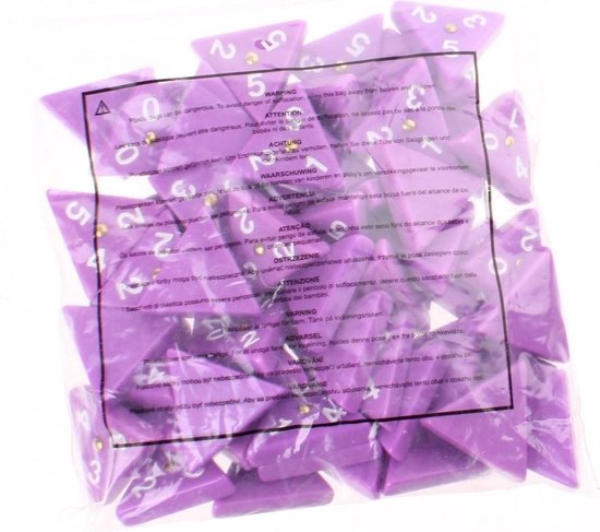 Thumbnail van een extra afbeelding van het spel Triominos Tropical purple
