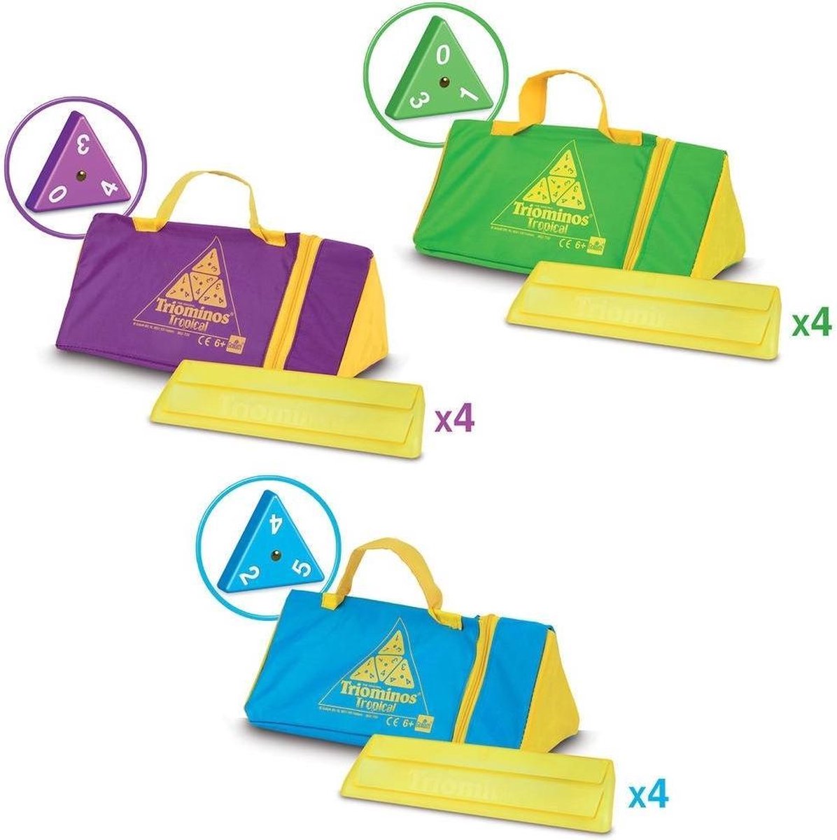 Jeu de voyage Goliath Triominos Tropical Violet