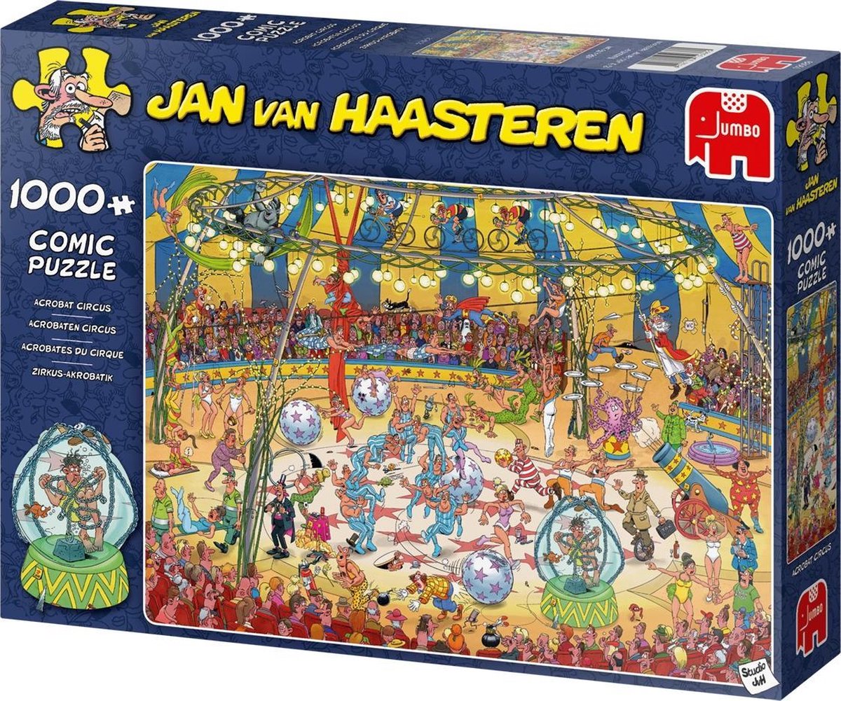 Bol.com Jan van Haasteren Acrobaten Circus puzzel - 1000 stukjes aanbieding