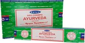 Wierookstokjes Satya Ayurveda (12 pakjes)