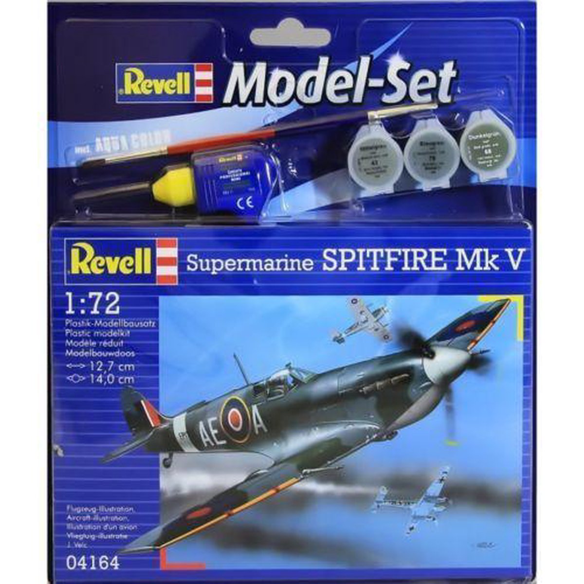 Revell Vliegtuig Supermarine Spitfire - Bouwpakket - 1:72 | bol.com