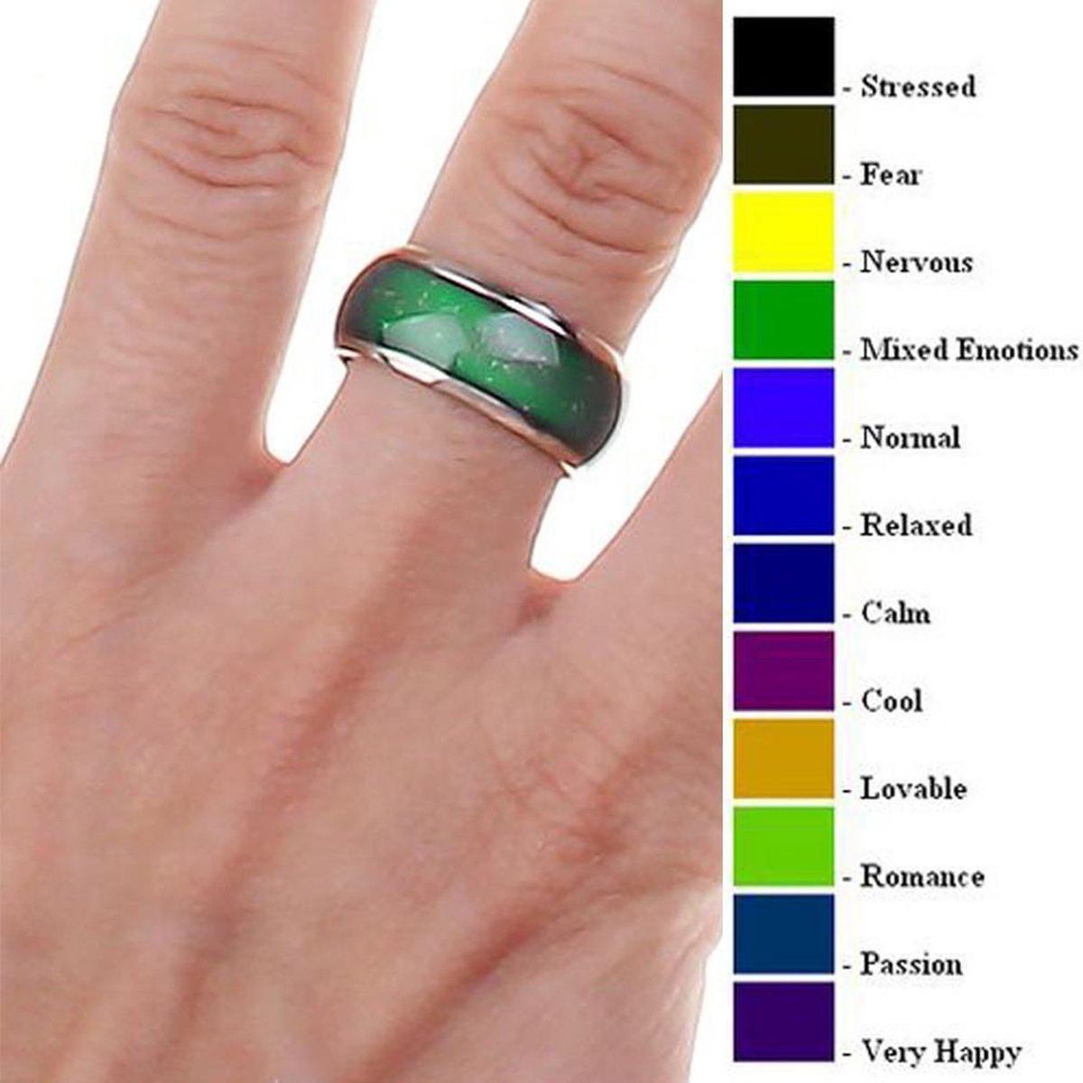 maneema - stemmings ring - mood - verandert van kleur | bol.com