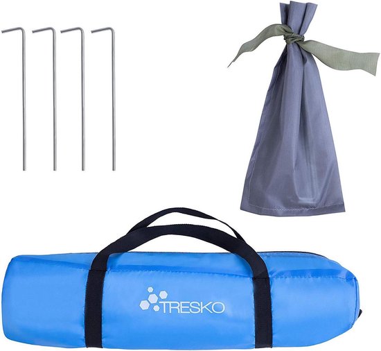 Strandtent Blauw incl. draagtas — afbeelding 4
