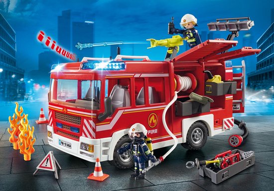 PLAYMOBIL City Action Brandweer pompwagen - 9464 - PLAYMOBIL